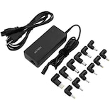 Cargador Universal Acteck Energon Roam Cu494 90w 12 Conectores Intercambiables Ac-937191 Negro