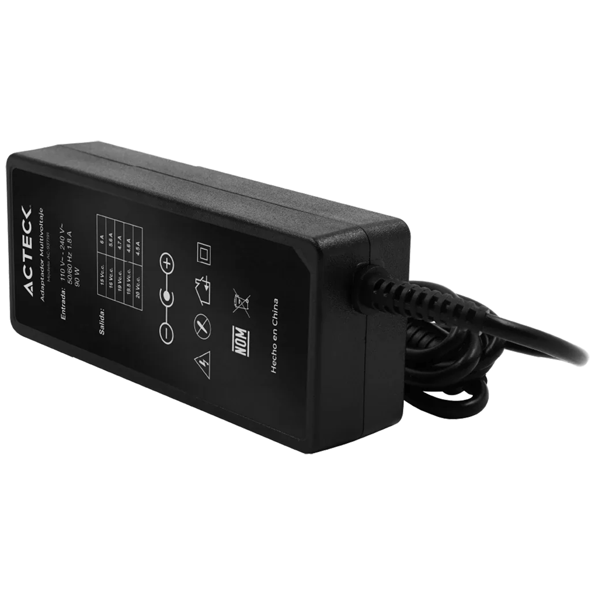 Foto 4 | Cargador Universal Acteck Energon Roam Cu494 90w 12 Conectores Intercambiables Ac-937191 Negro