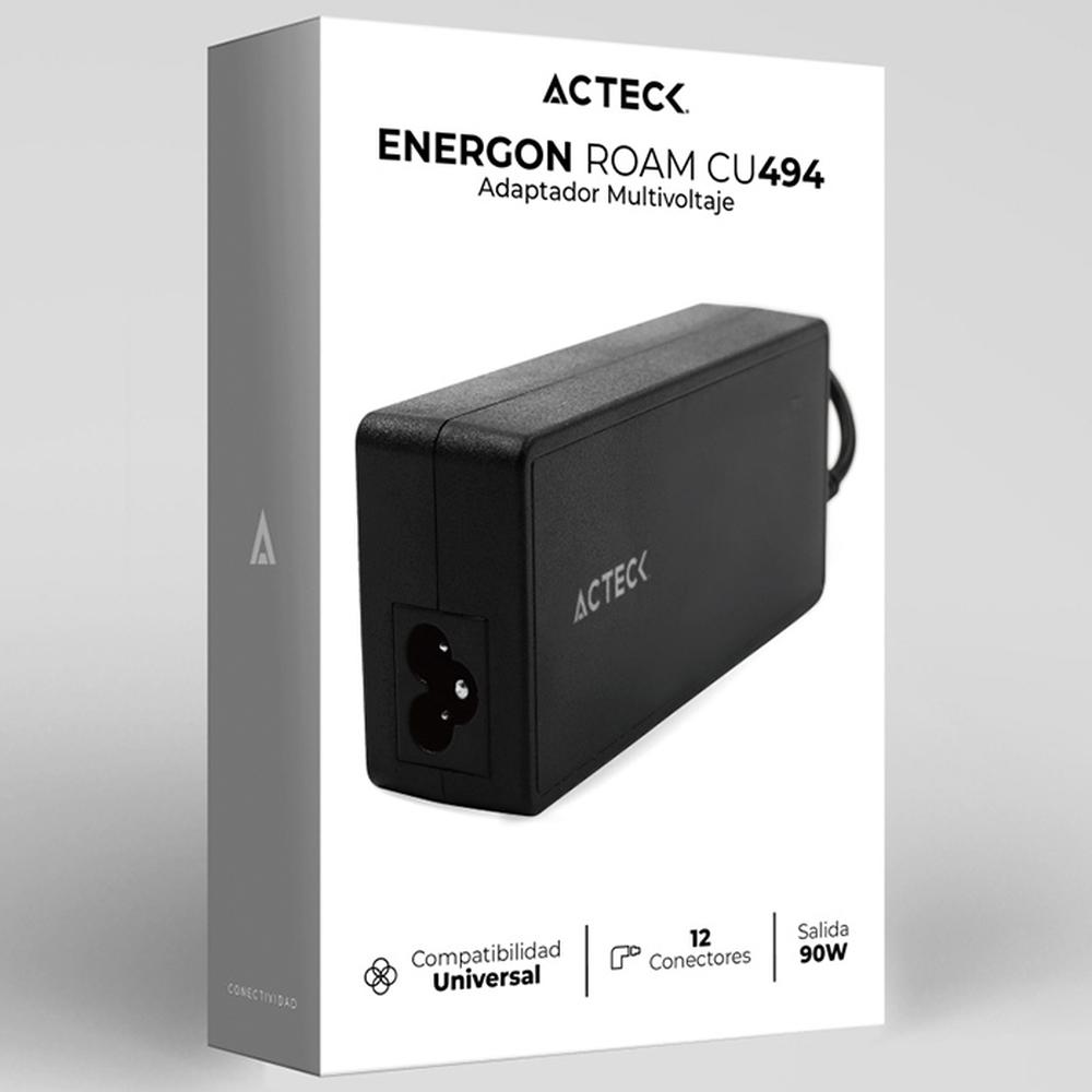 Foto 7 pulgar | Cargador Universal Acteck Energon Roam Cu494 90w 12 Conectores Intercambiables Ac-937191 Negro
