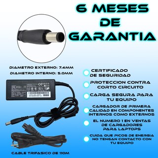Foto 3 | Cargador Store Cline Compatible con Laptop Dell 19.5v 3.34a 7.4 mm
