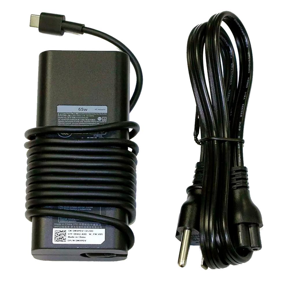 Foto 5 | Cargador Laptop Dell Universal Tipo C Slim 65w 1m Original 492-bdlw