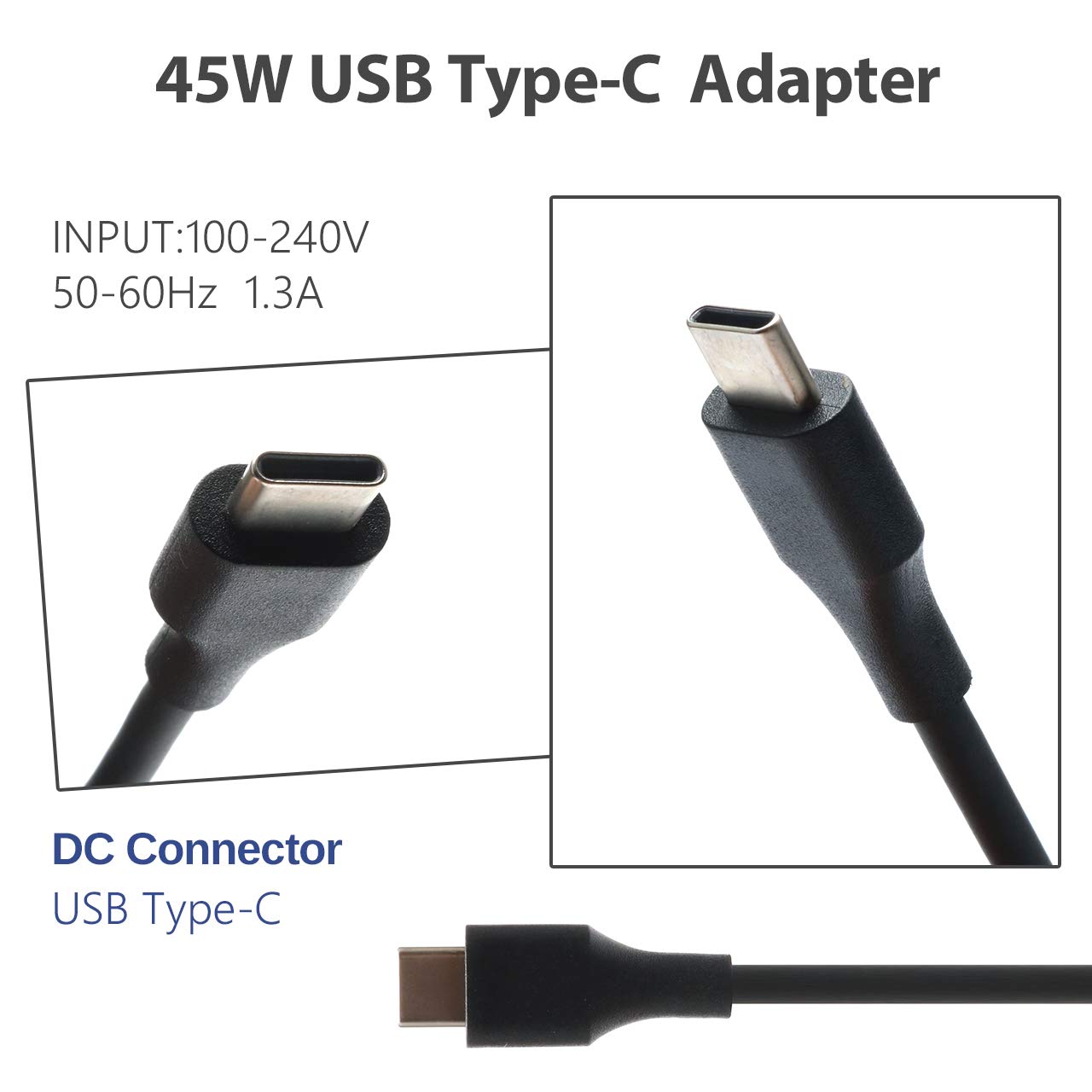 Foto 3 pulgar | Cargador Usb C De 45 W Tipo C Para Hp Chromebook 11 11a 13 14 G5 - Venta Internacional.