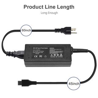 Foto 6 | Cargador Usb C De 45 W Tipo C Para Hp Chromebook 11 11a 13 14 G5 - Venta Internacional.