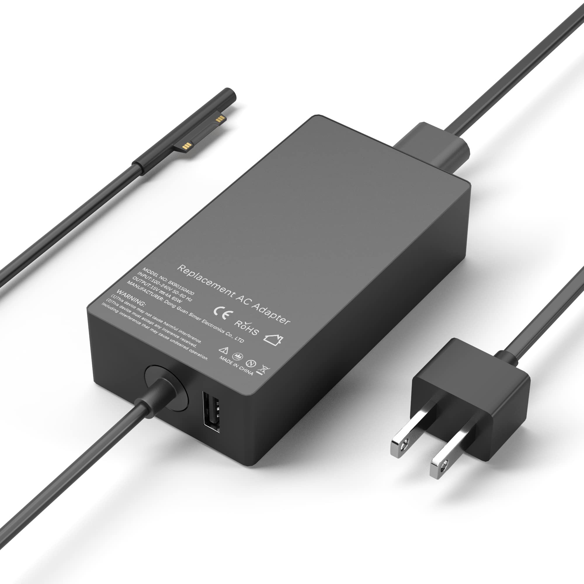 Foto 2 pulgar | Cargador Ybruzrub 65w De Repuesto Para Microsoft Surface - Venta Internacional.
