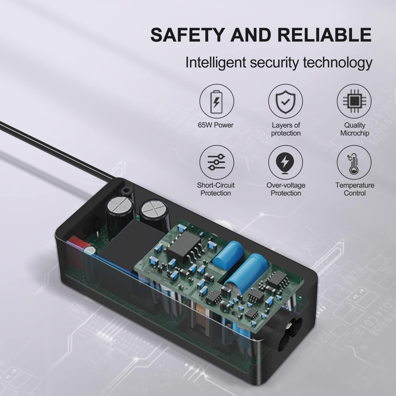 Foto 7 pulgar | Cargador Usb C Dzytnsy 65w Para Lenovo Thinkpad/yoga/chromeboo - Venta Internacional.
