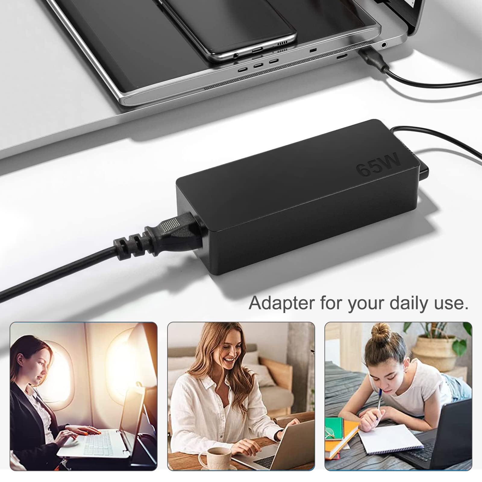 Foto 8 pulgar | Cargador Usb C Dzytnsy 65w Para Lenovo Thinkpad/yoga/chromeboo - Venta Internacional.