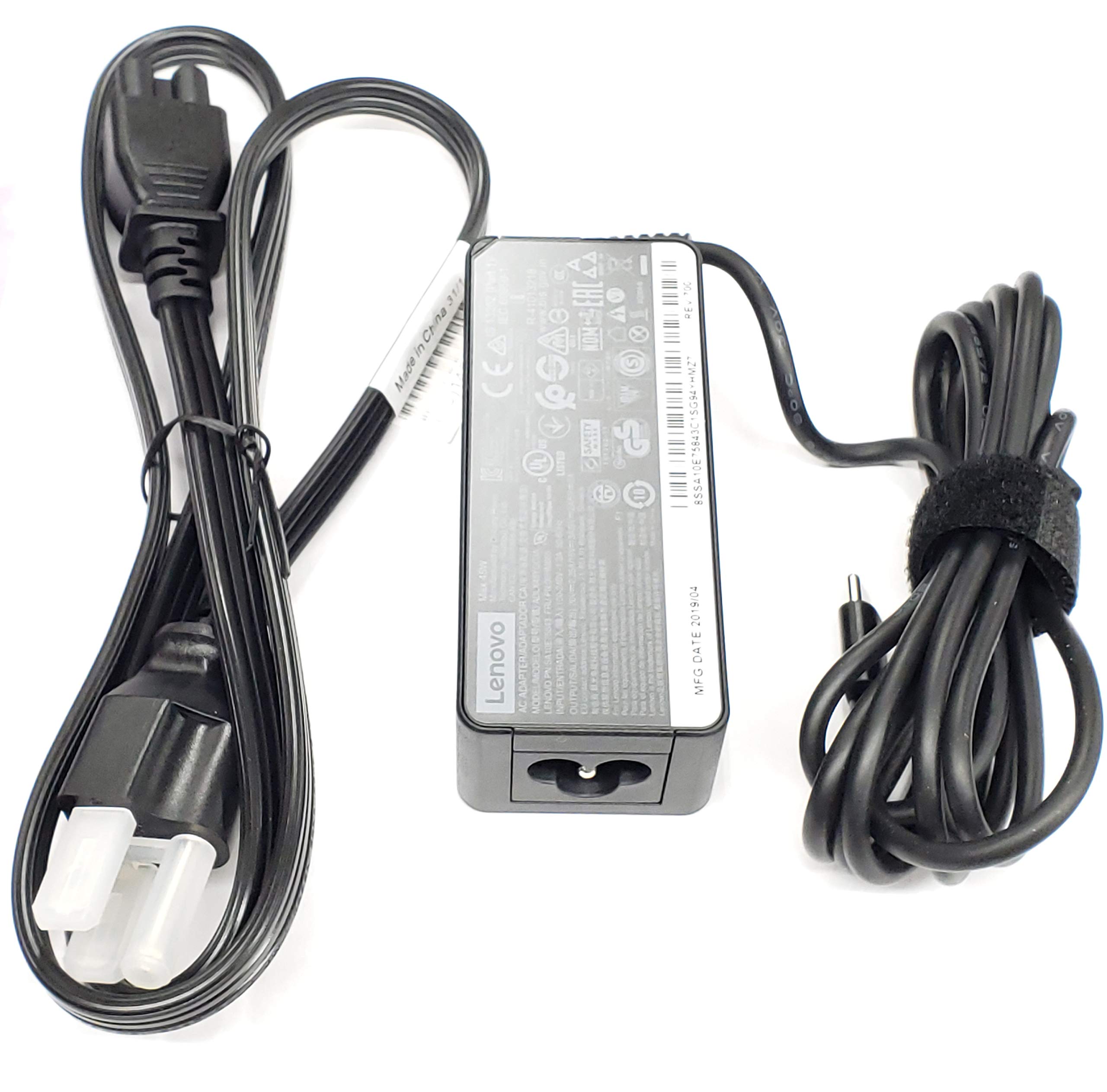 Foto 3 pulgar | Cargador Para Portátil, Adaptador De Corriente Alterna Usb Tipo C De 45 W - Lenovo - Venta Internacional.