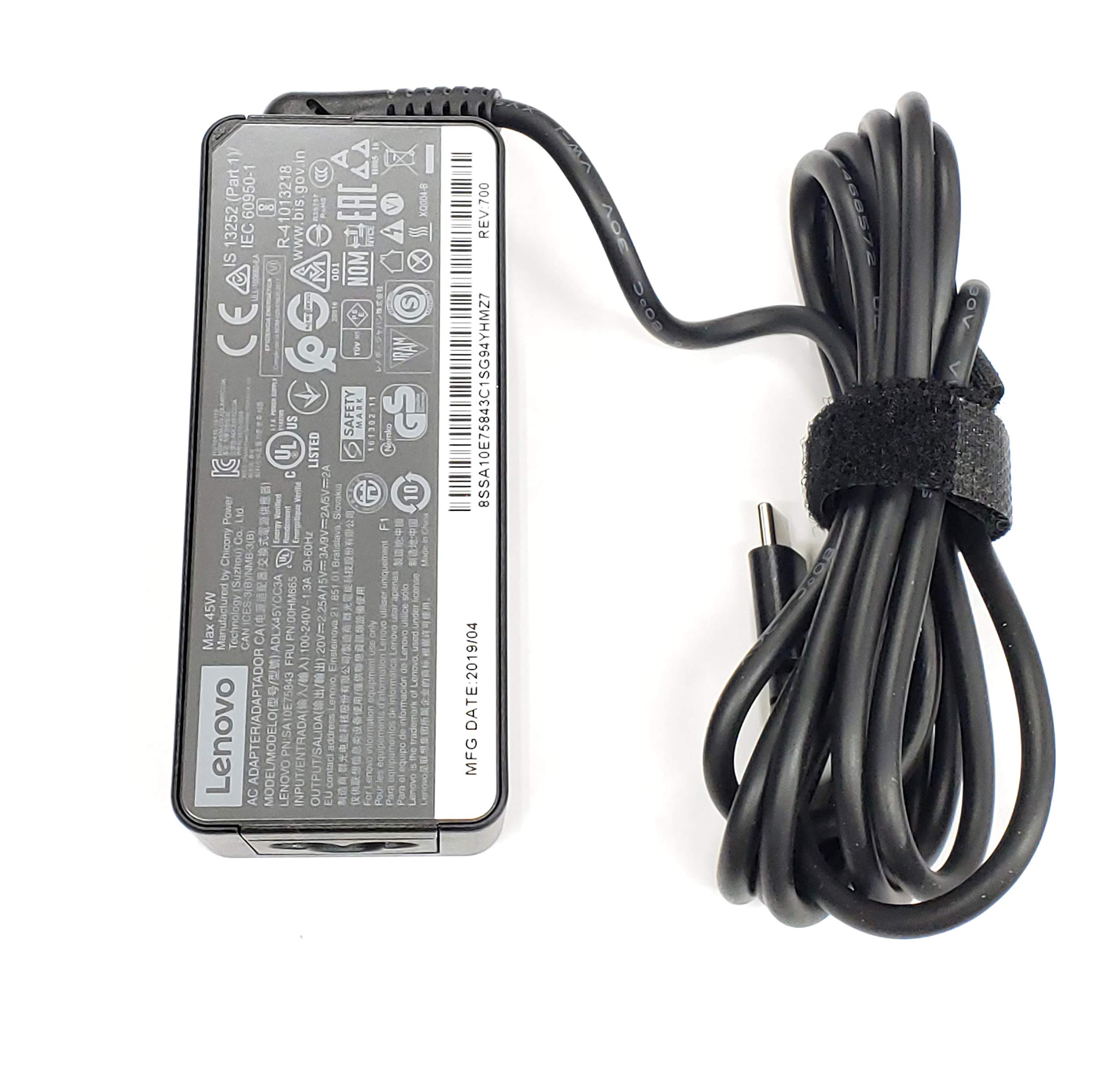 Foto 4 pulgar | Cargador Para Portátil, Adaptador De Corriente Alterna Usb Tipo C De 45 W - Lenovo - Venta Internacional.