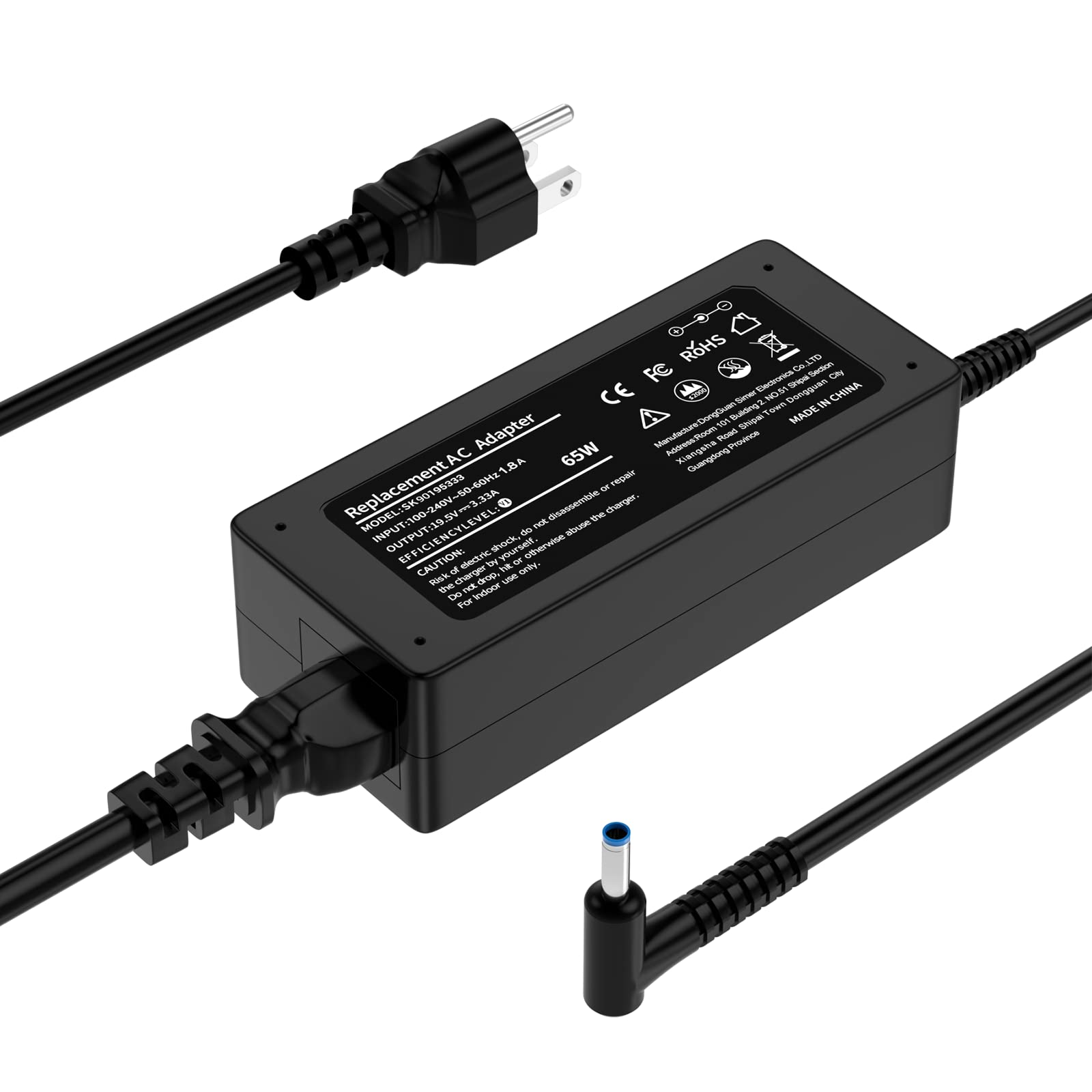 Foto 1 | Cargador Portátil Iefuu 65w 19.5v 3.33a Para Hp Elitebook/proboo - Venta Internacional.