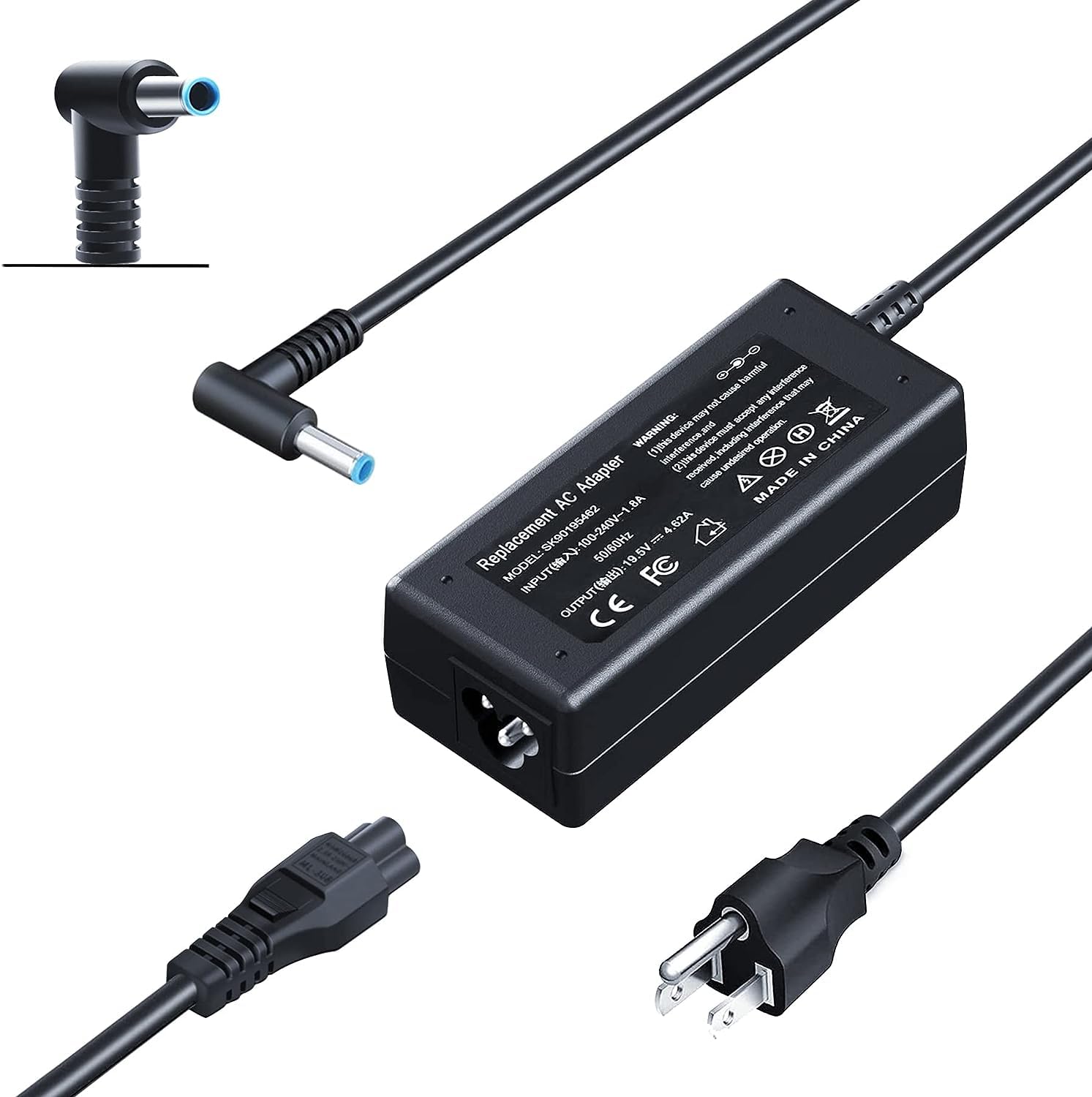 Foto 2 pulgar | Cargador Portátil Con Adaptador Ac De 65 W Y 19,5 V Para Hp Envy X360 15-u010 - Venta Internacional.