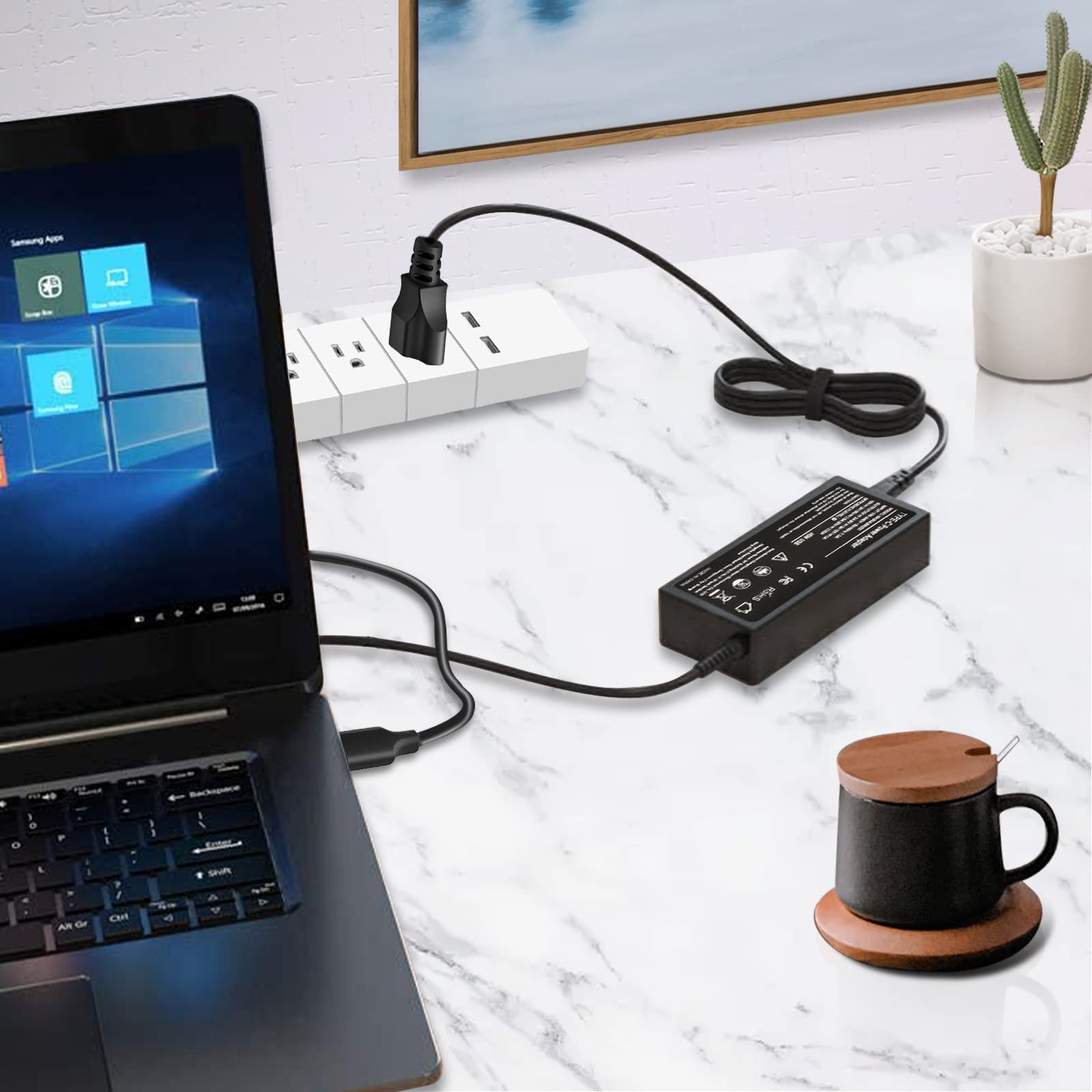 Foto 8 pulgar | Adaptador De Carga Usb C Tipo C De 45 W Para Hp Chromebook X360 - Venta Internacional.