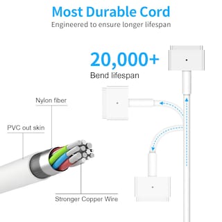 Foto 4 | Cargador E-powind Magnético Con Punta En T De 60 W Para Mac Book Pro - Venta Internacional.