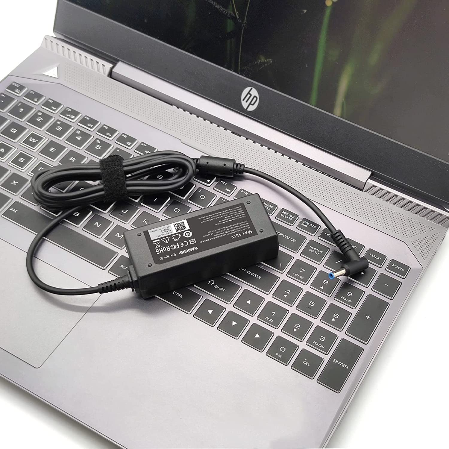 Foto 7 | Cargador De Portátil Roayewey 45 W, 19,5 V, 2,31 A Para Hp Blue Tip - Venta Internacional.