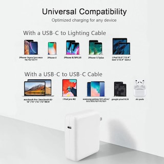 Foto 3 | Cargador Sehonor 140w Usb C Pd 3.1 28v Para Mac Pro Air 16, 14 - Venta Internacional.