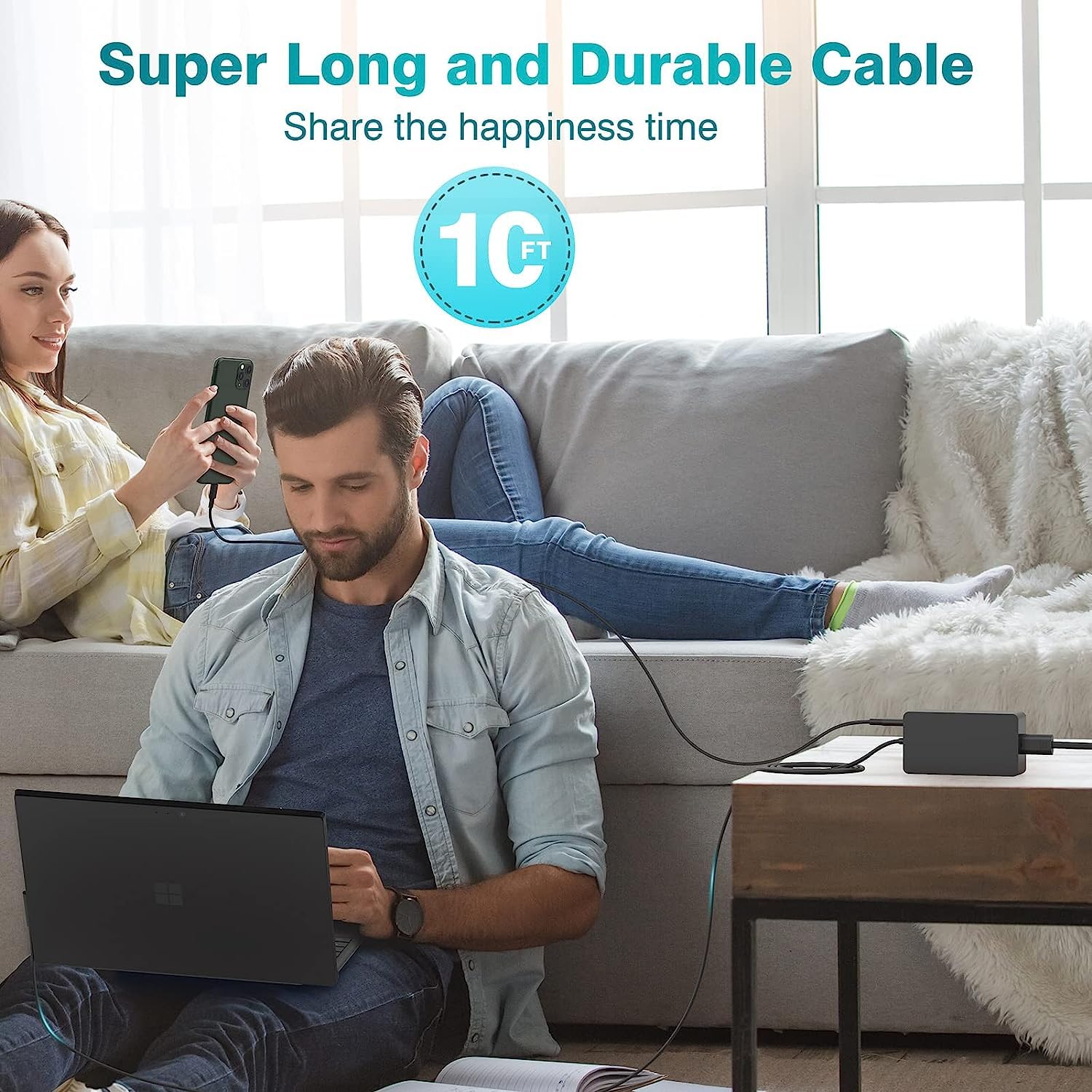 Foto 6 | Cargador Wosuk 65w 15v 4a Magnético De Repuesto Para Surface - Venta Internacional.