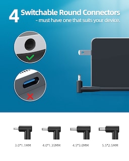 Foto 3 | Cargador De Portátil Superer Para Asus 65w, 45w, 33w, 19v 3.42a - Venta Internacional.