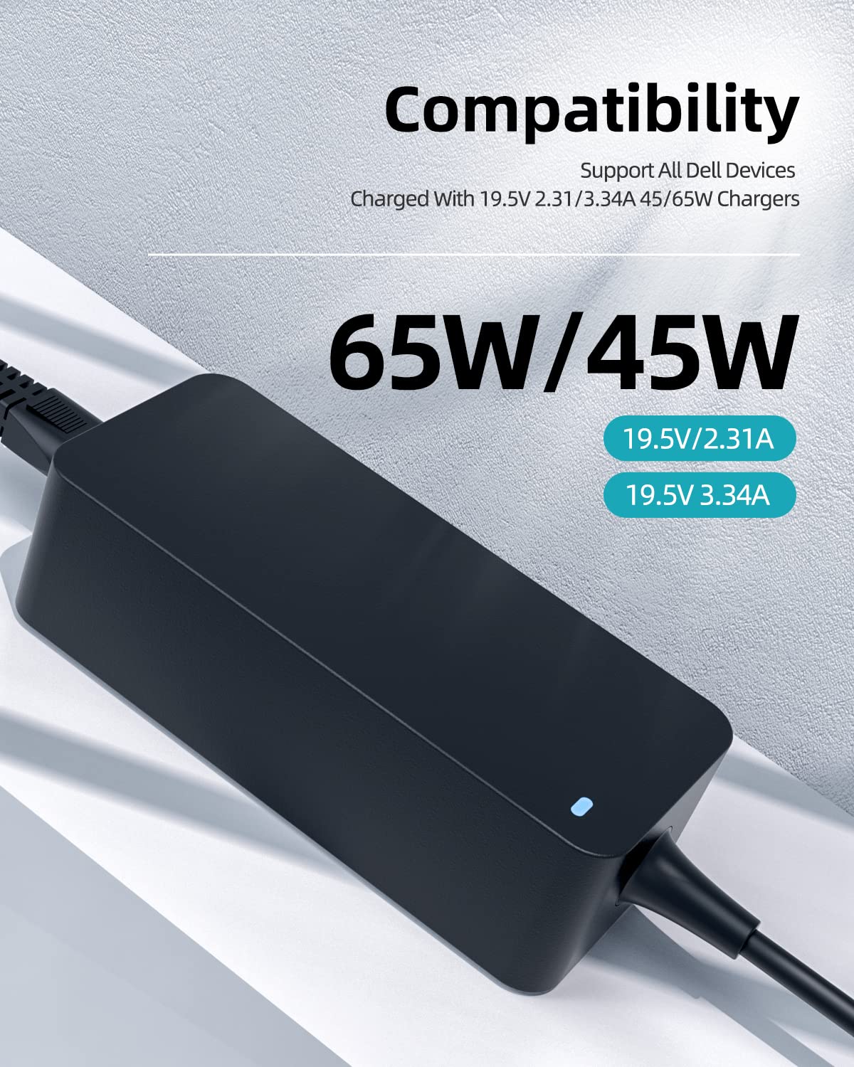Foto 5 pulgar | Cargador Dexpt 65 W/45 W Para Portátiles Dell Inspiron, Latitude, Vo - Venta Internacional.