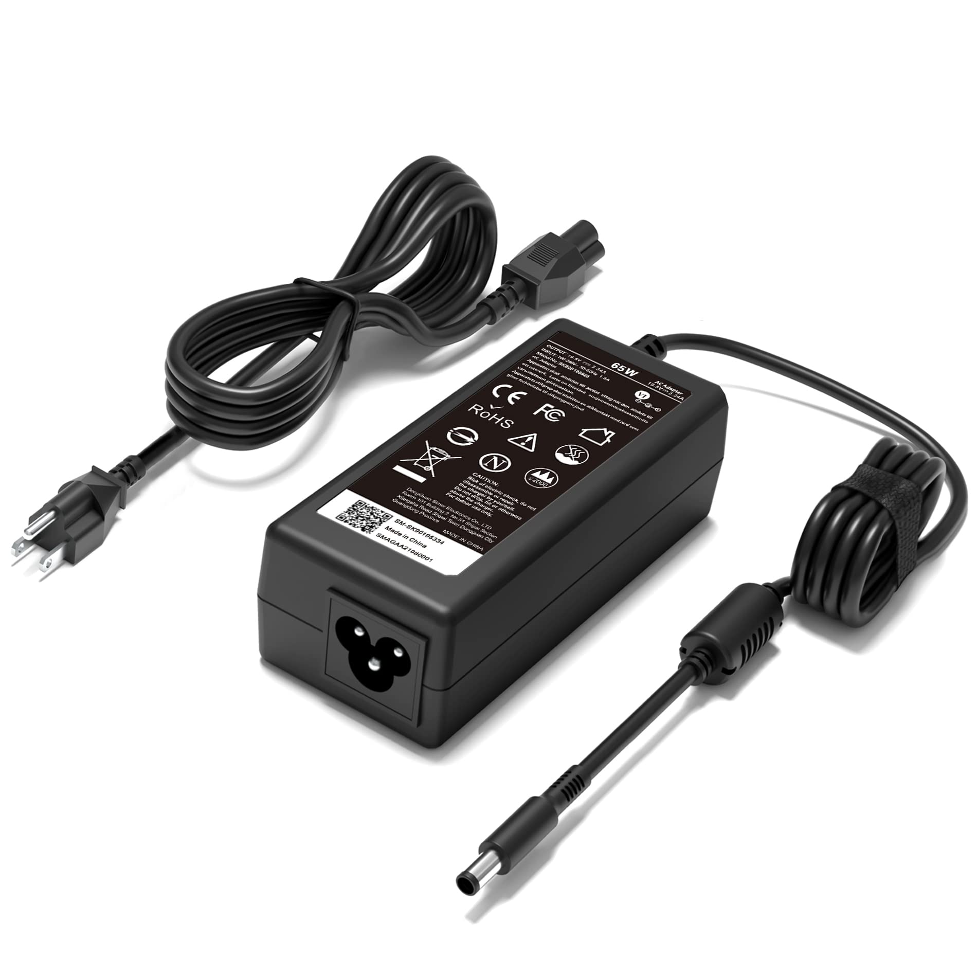 Cargador Portátil De Repuesto De 65 W, 19,5 V Y 3,34 A Para Dell - Venta Internacional.