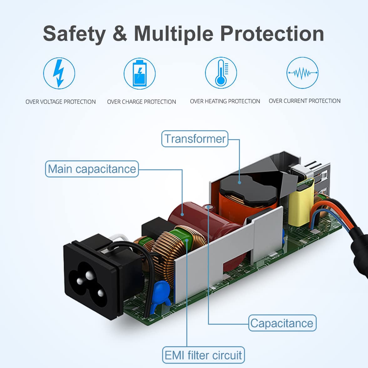 Foto 5 | Cargador De Portátil Y Adaptador Ac De 65 W Y 19,5 V Para Dell Latitude - Venta Internacional.