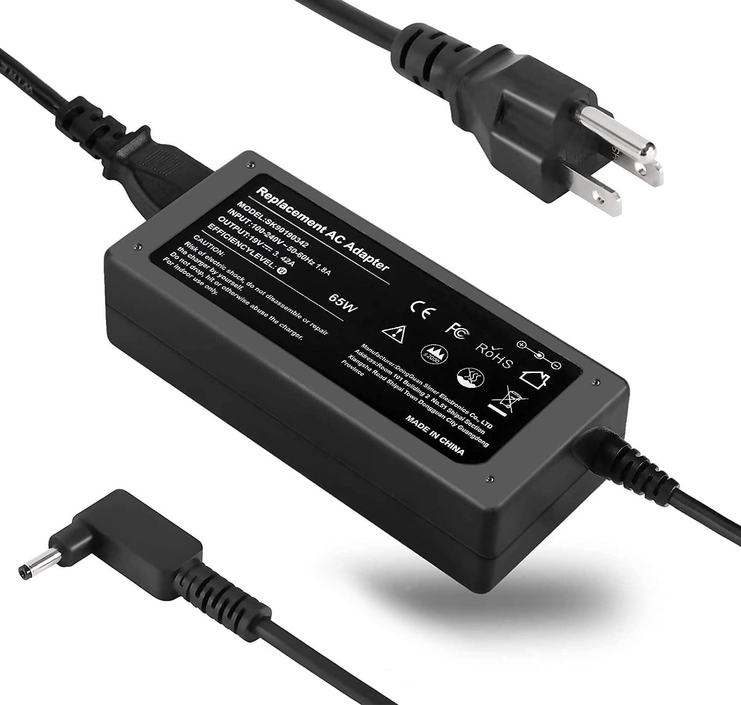 Foto 2 pulgar | Adaptador Ac Easy Style De 65 W, 19 V Y 3,42 A para Acer Repuesto de alta calidad - Venta Internacional.