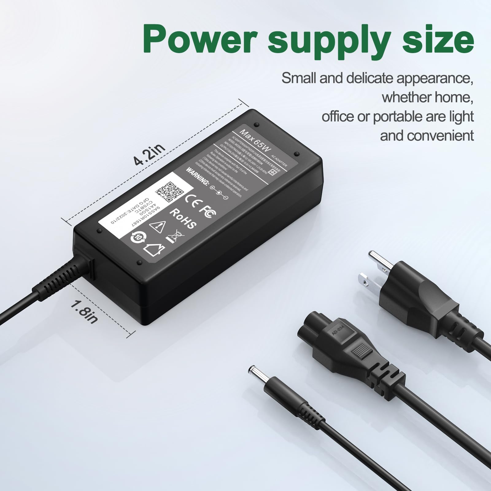 Foto 6 | Cargador Portátil De 65 W Para Dell Inspiron 15 3000 5000 Series - Venta Internacional.