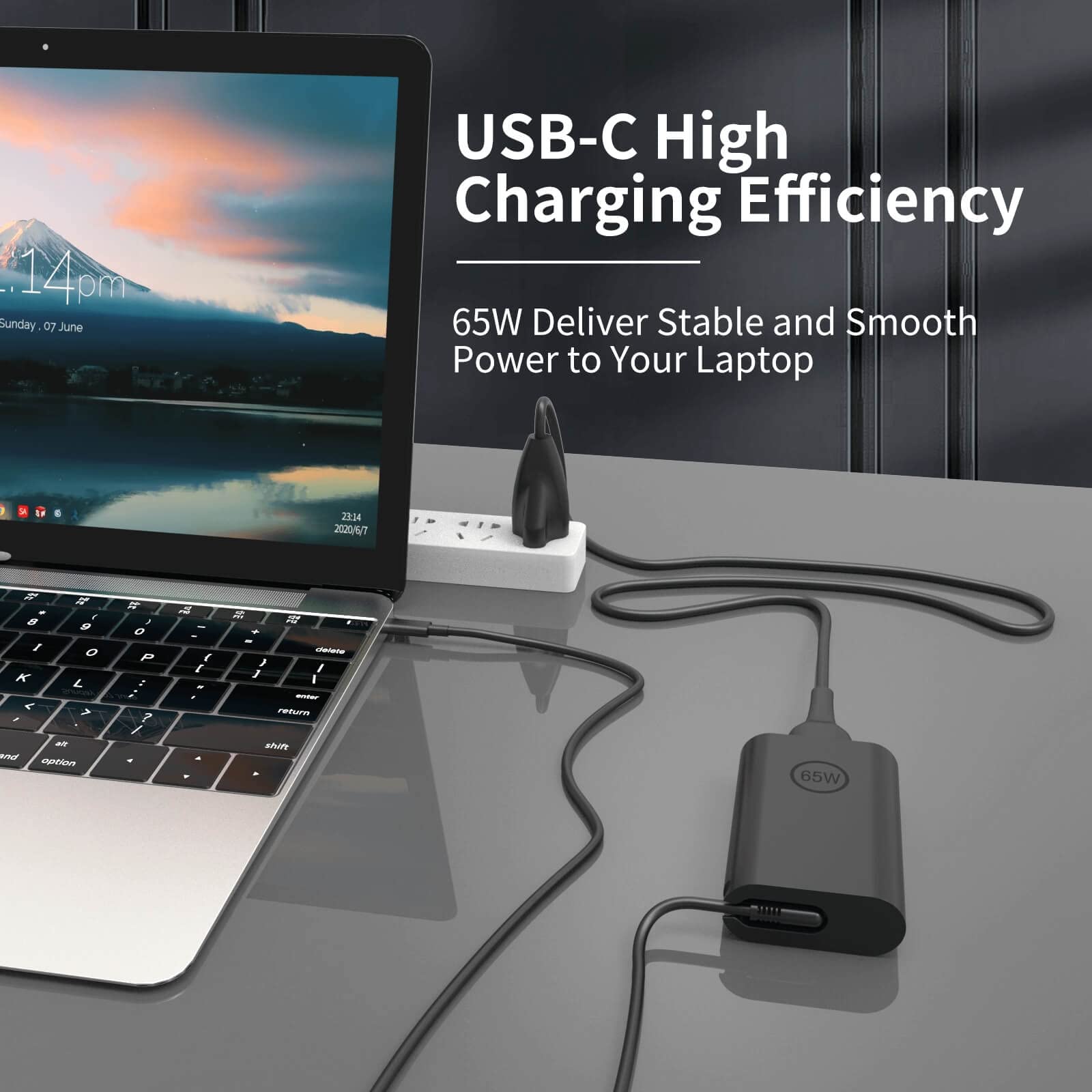 Foto 3 | Adaptador Ac Cargador Usb C de 65 W de Dell para Latitude 5420 5520 - Venta Internacional