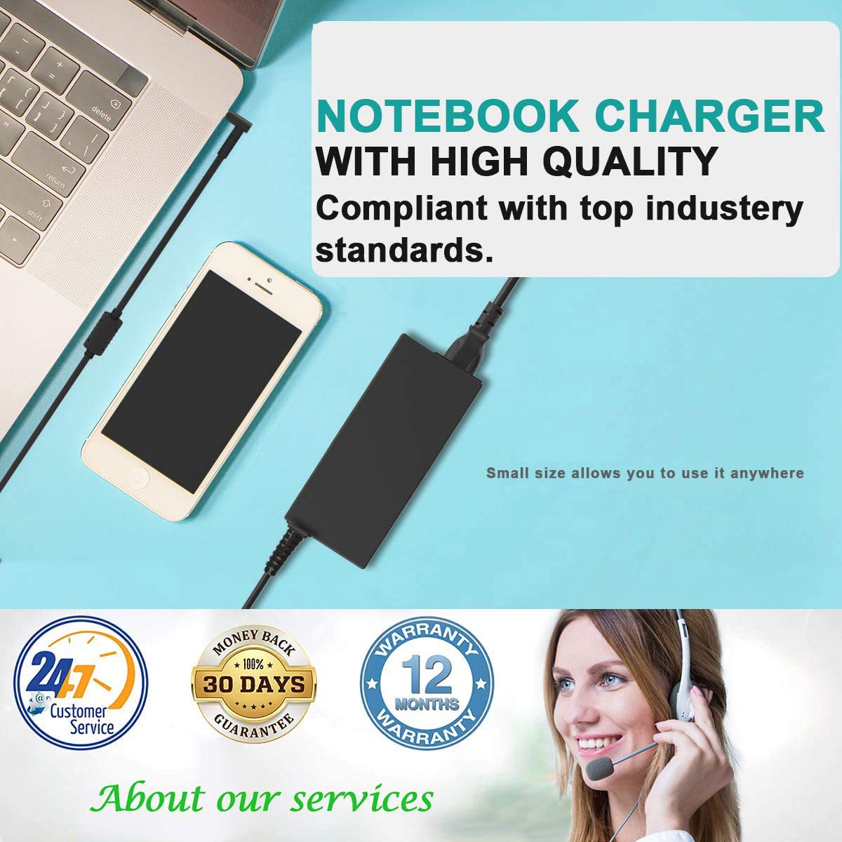 Foto 6 | Cargador Portátil Wzxhu 65w Para Acer Aspire 5 Chromebook C720 - Venta Internacional.