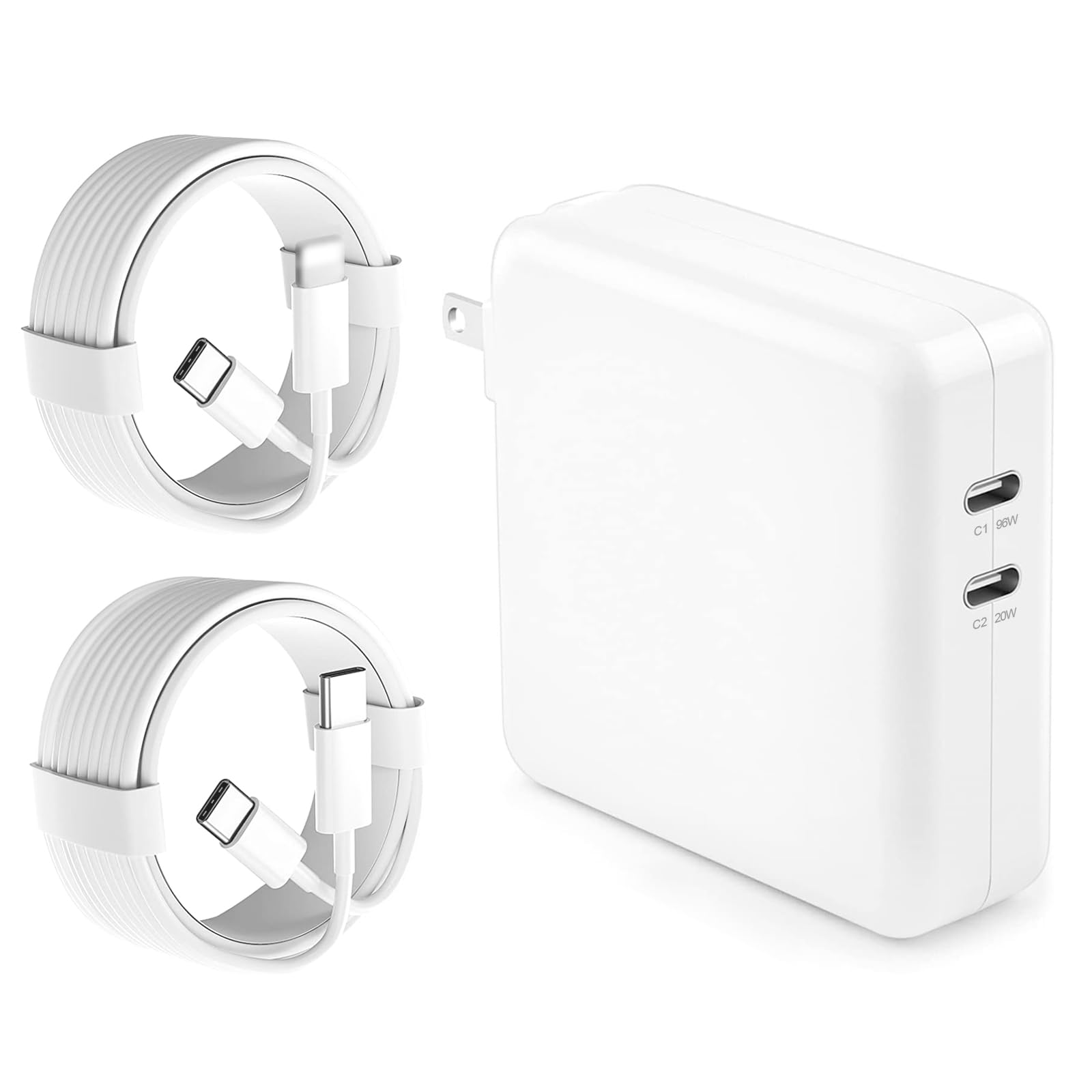 Cargador Huanxilu De 116 W Con Puerto Usb C 2 Para Macbook Pro/air Y Más - Venta Internacional.