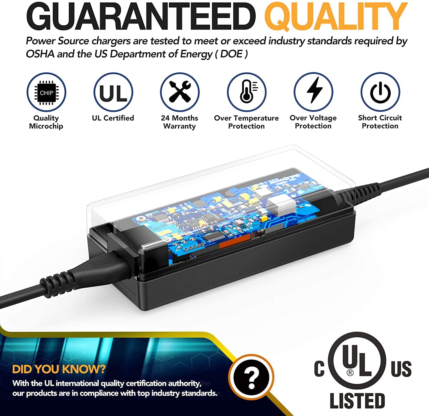 Foto 6 | Cargador Hp De 45 W, 19,5 V, 2,31 A, Para Portátil Hp, Punta Azul Con Cable - Venta Internacional.