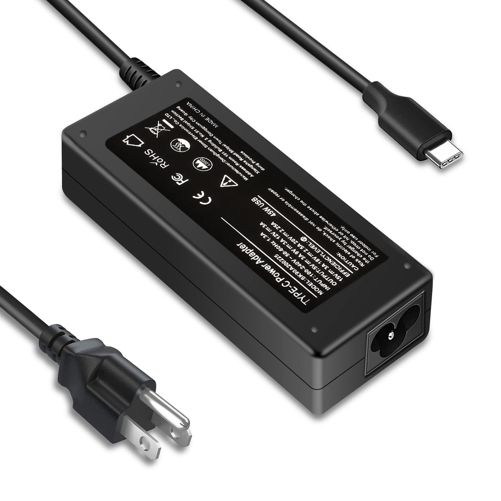 Foto 2 pulgar | Adaptador de Carga Usb C Tipo C de 45 W para Hp Chromebook X360 - Venta Internacional