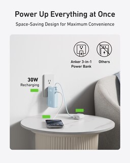 Foto 5 | Cargador Power Bank Anker de 10.000 Mah Con Cable Usb-c de 30 W - Venta Internacional