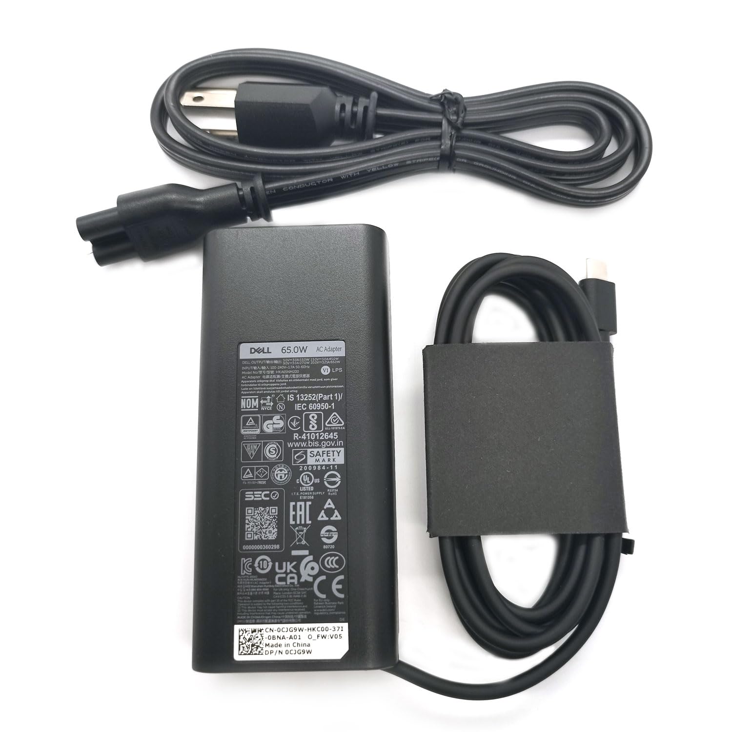 Foto 3 pulgar | Cargador Portátil Dell 65w Usb-c 20v 3.25a Hka65nm200 Negro - Venta Internacional