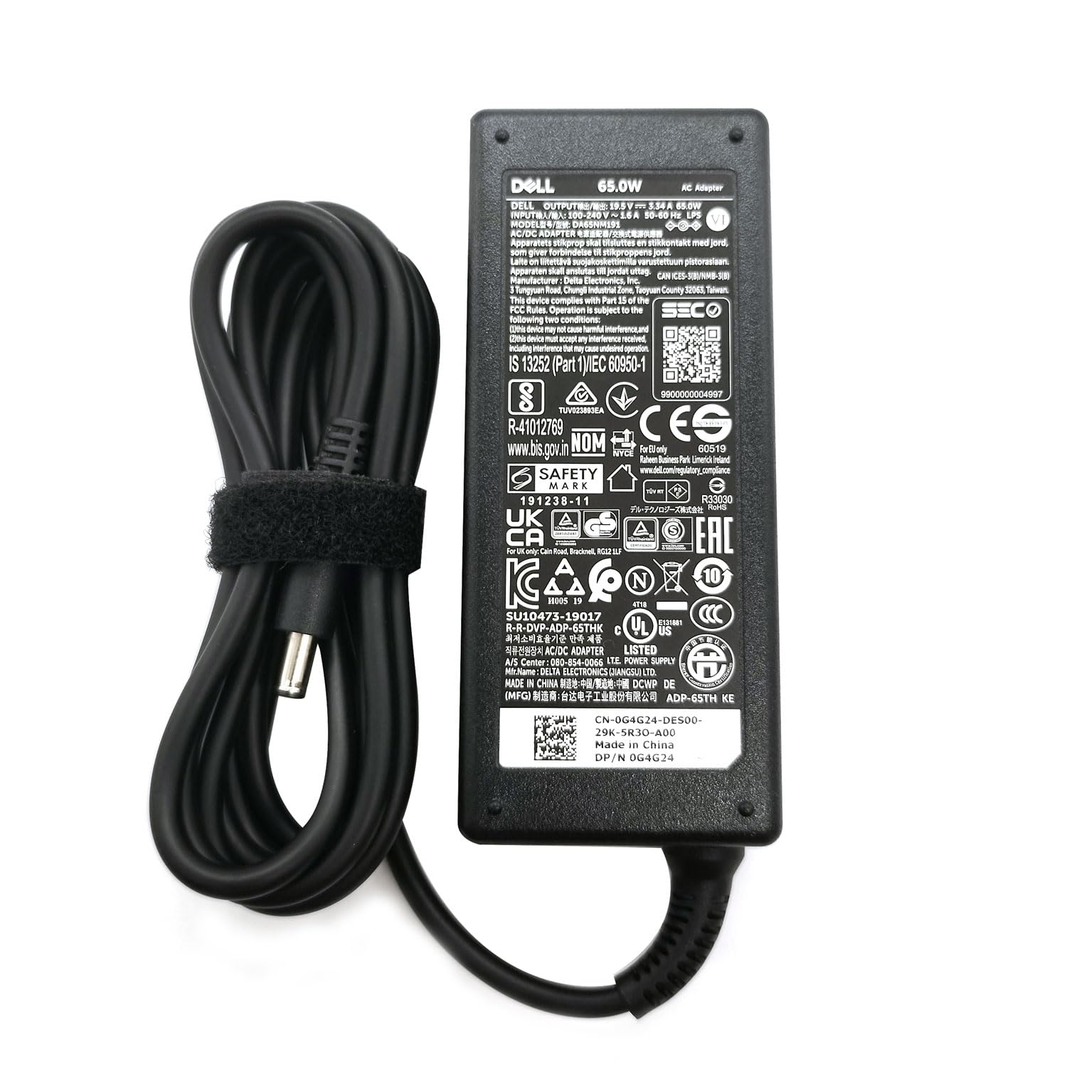 Foto 3 | Adaptador AC Dell de 65W 19,5V y 3,34A para Latitude 3320 3330 3340