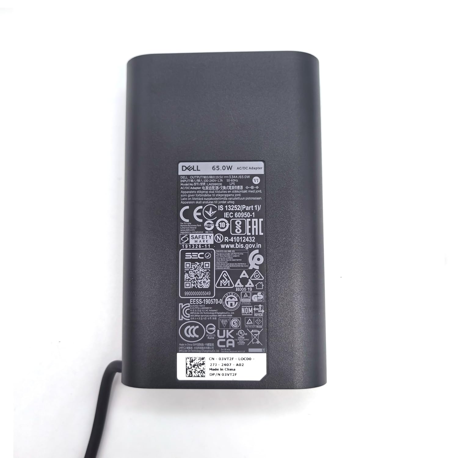 Foto 7 pulgar | Cargador Portátil Dell Latitude 5280 5290 5490 65 W 19,5 V 3,34 A - Venta Internacional