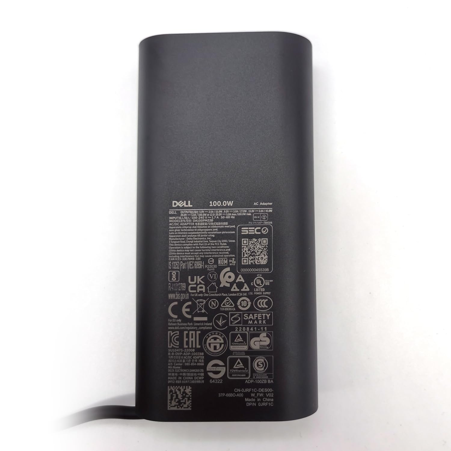 Foto 8 pulgar | Cargador para Portátil Dell 100 w USB C Tipo C Adaptador AC Negro - Venta Internacional