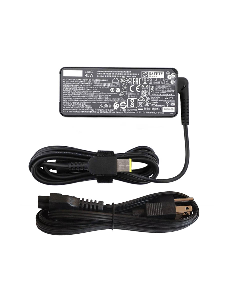 Foto 1 | Cargador para Laptop Portátil Lenovo Usb Yoga Thinkpad 20v 3.25a
