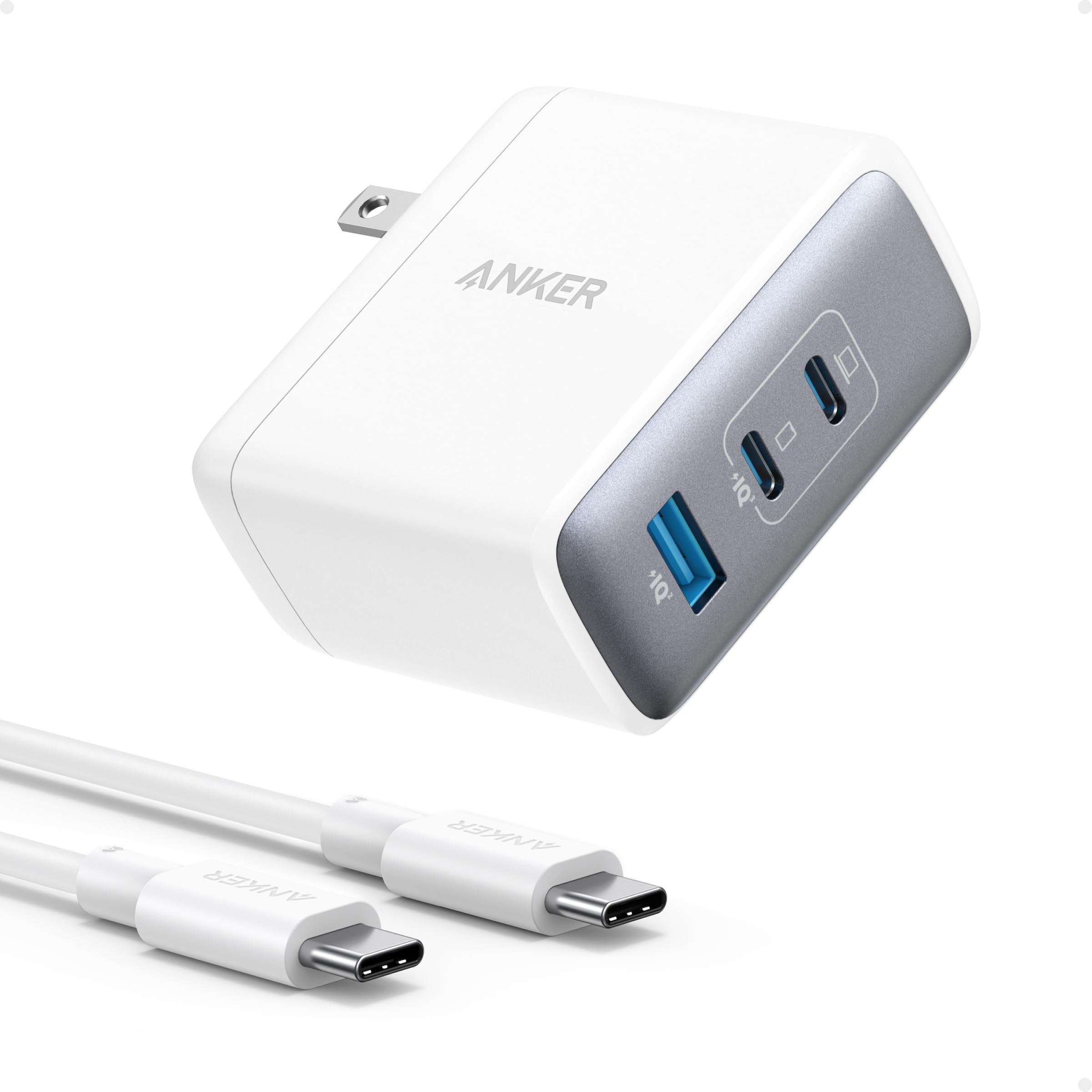 Foto 2 pulgar | Cargador Anker Nano Usb-c De 100 W Con 3 Puertos Para Macbook Pro/air - Venta Internacional.
