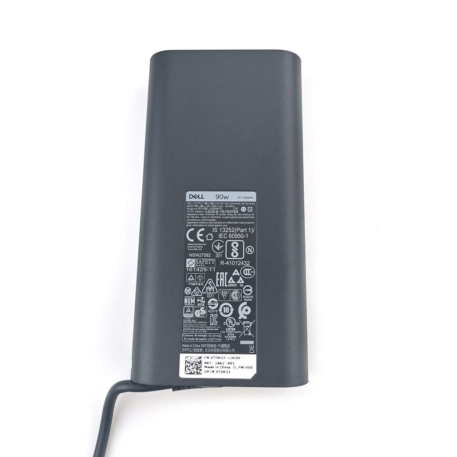 Foto 7 pulgar | Cargador Para Portátil Dell, Adaptador De Corriente Alterna Usb Tipo C (usb-c) De 90 W - Venta Internacional.