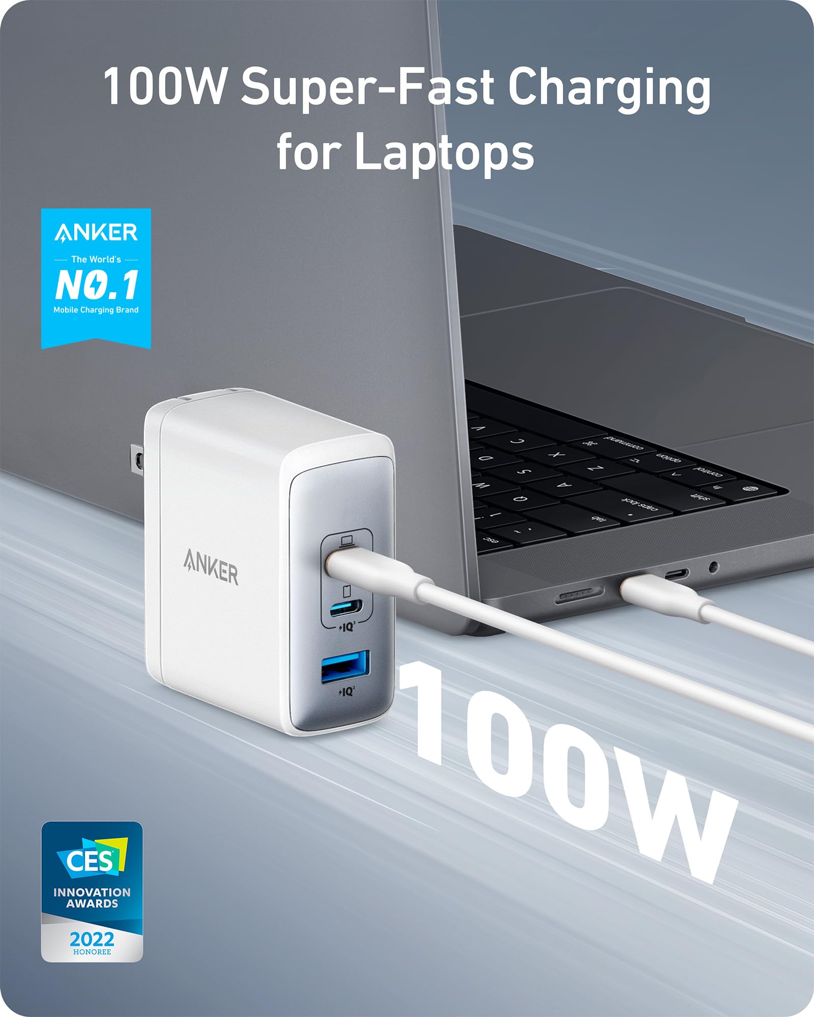 Foto 3 pulgar | Cargador Anker 736 Nano Ii 100w Usb C De 3 Puertos Para Macbook - Venta Internacional.