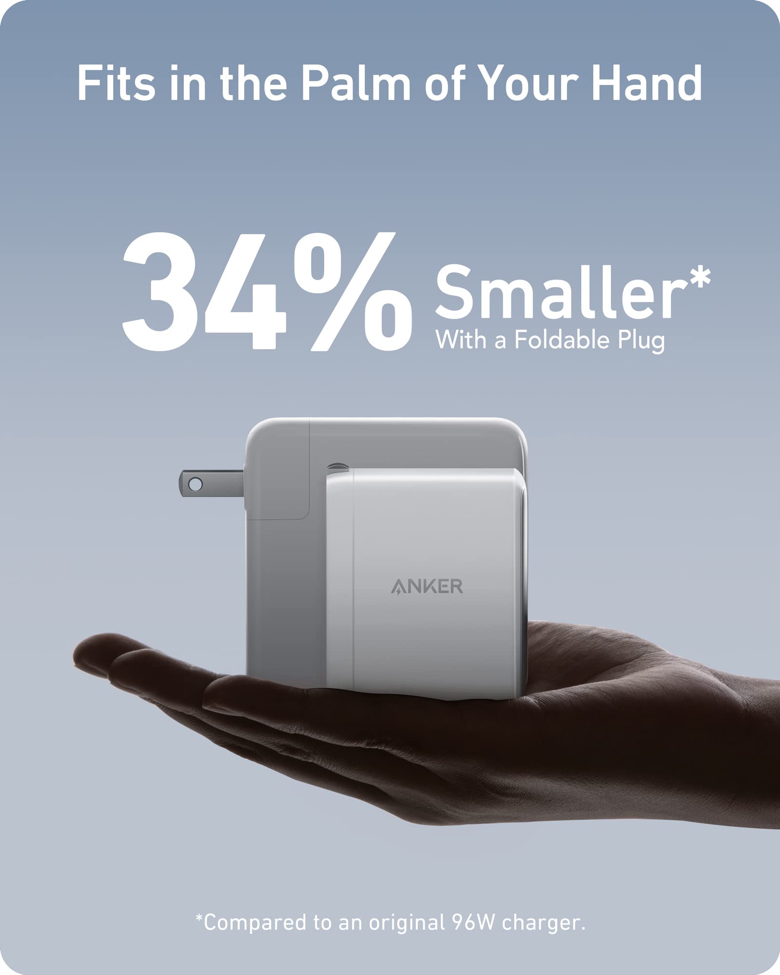 Foto 4 pulgar | Cargador Anker 736 Nano Ii 100w Usb C De 3 Puertos Para Macbook - Venta Internacional.