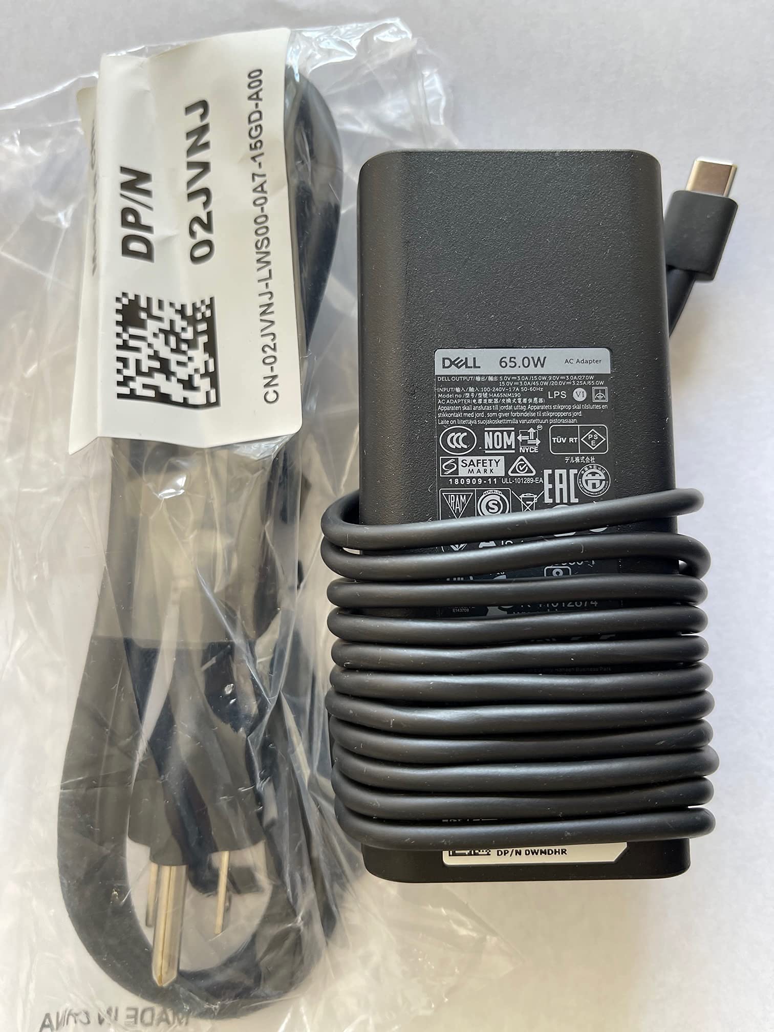 Foto 3 pulgar | Adaptador Ac Dell De 65 W Tipo C Para Chromebook 2 En 1 Dell 11 3100 - Venta Internacional.