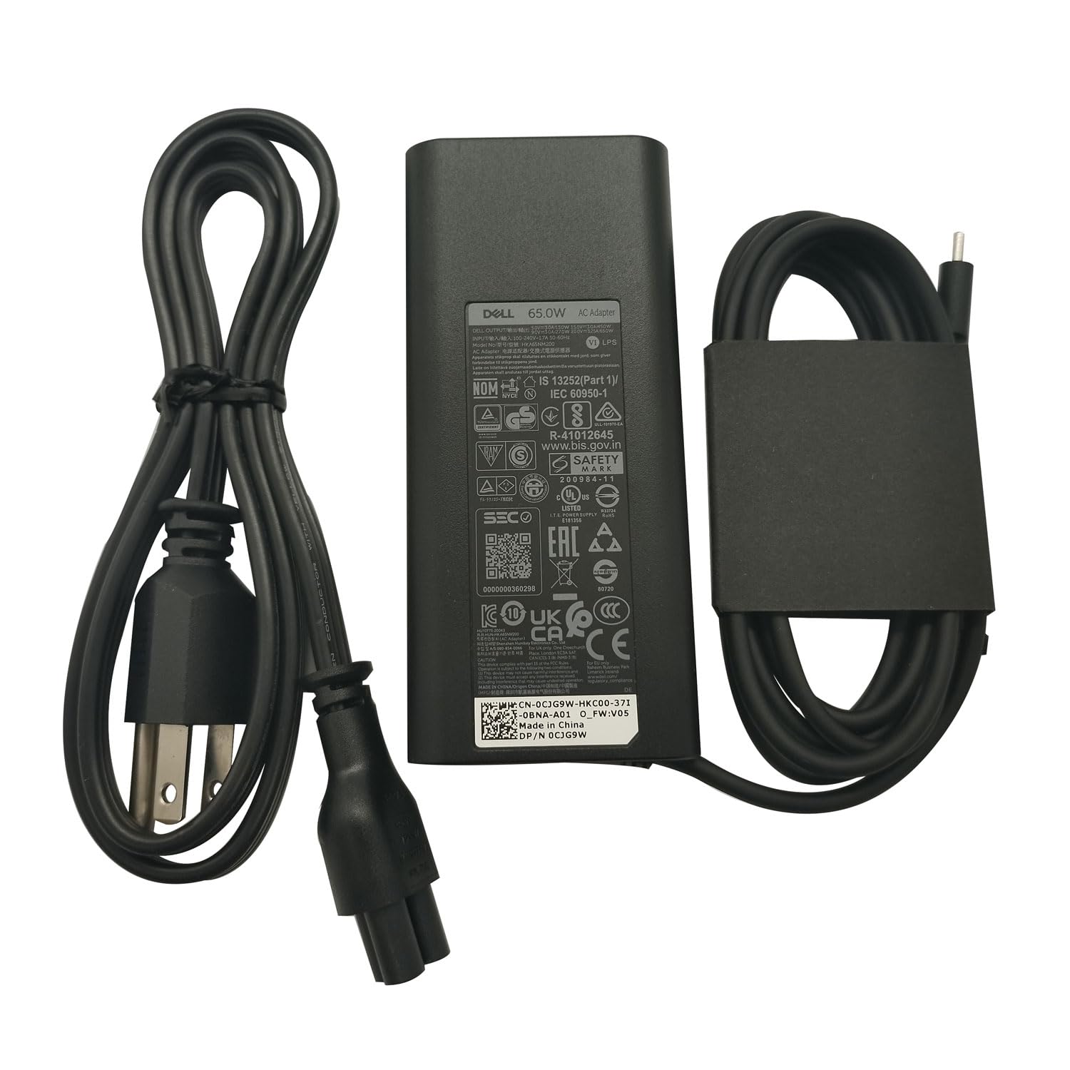 Foto 2 pulgar | Cargador Portátil Dell, 65 W, Adaptador De Corriente Alterna Usb-c La65nm190, Negro - Venta Internacional.