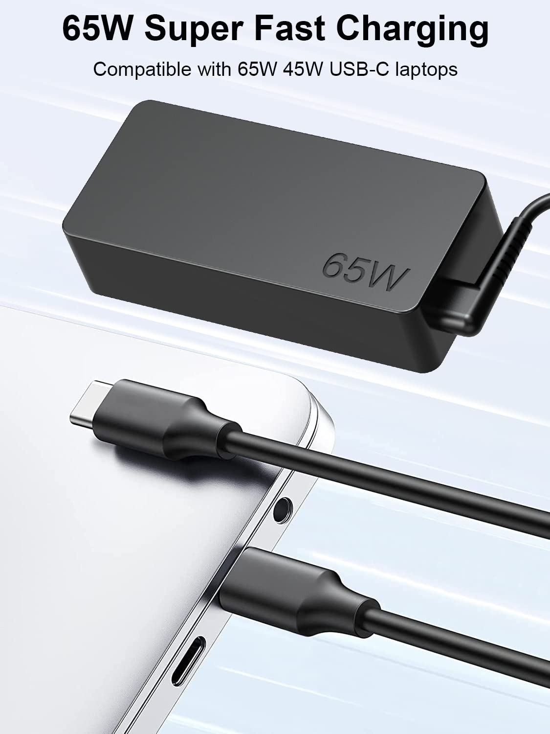 Foto 3 pulgar | Cargador Usb C De 65 W Y 45 W Para Lenovo Thinkpad/chromebook - Venta Internacional.