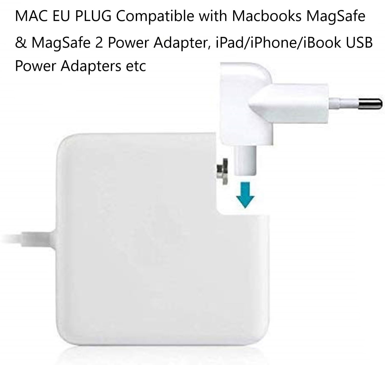 Foto 3 pulgar | Adaptador De Enchufe Mac De Ee. Uu. A Europa Travel Duckhead, 2 Unidades, Blanco - Venta Internacional.