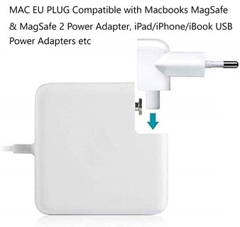 Foto 2 | Adaptador De Enchufe Mac De Ee. Uu. A Europa Travel Duckhead, 2 Unidades, Blanco - Venta Internacional.