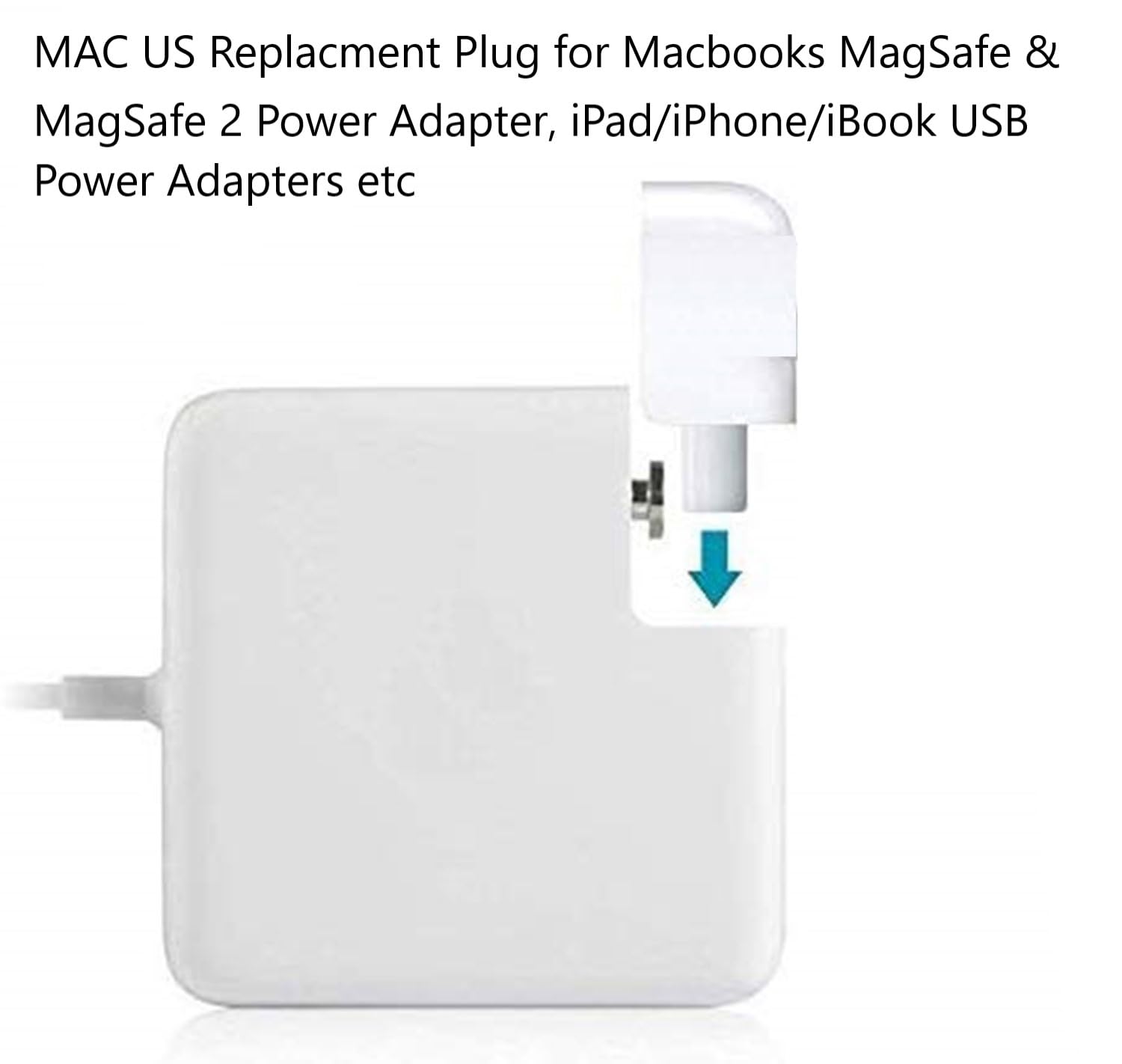 Foto 3 pulgar | Adaptador De Corriente Alterna, Enchufe Plegable, Cargador De Pared Estadounidense Para Macbook - Venta Internacional.