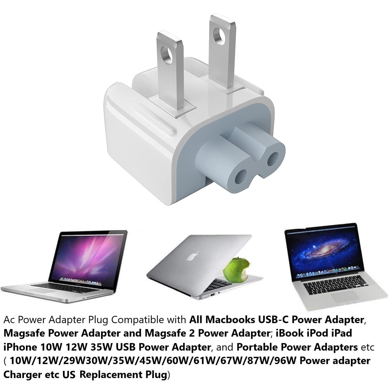 Foto 4 pulgar | Adaptador De Corriente Alterna, Enchufe Plegable, Cargador De Pared Estadounidense Para Macbook - Venta Internacional.