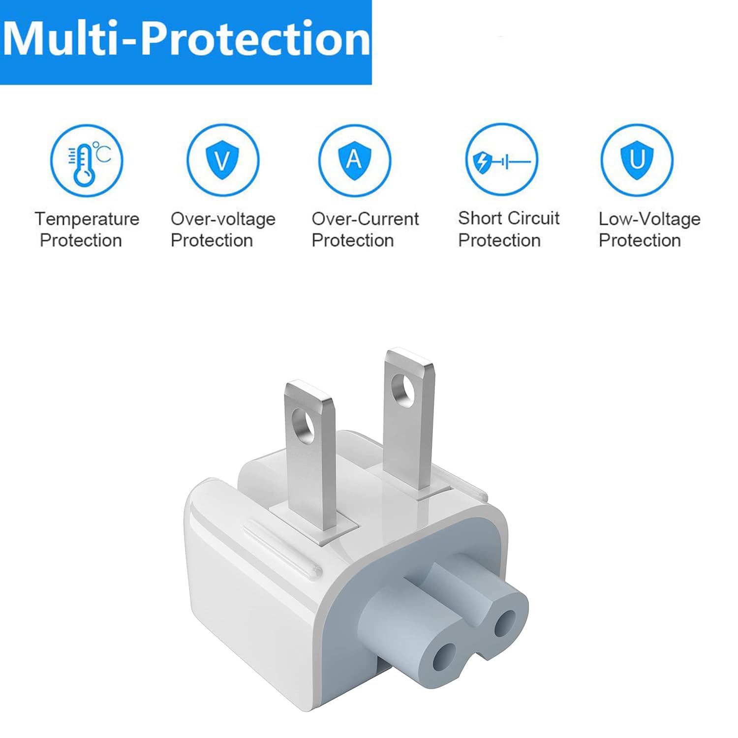 Foto 4 | Adaptador De Corriente Alterna, Enchufe Plegable, Cargador De Pared Estadounidense Para Macbook - Venta Internacional.