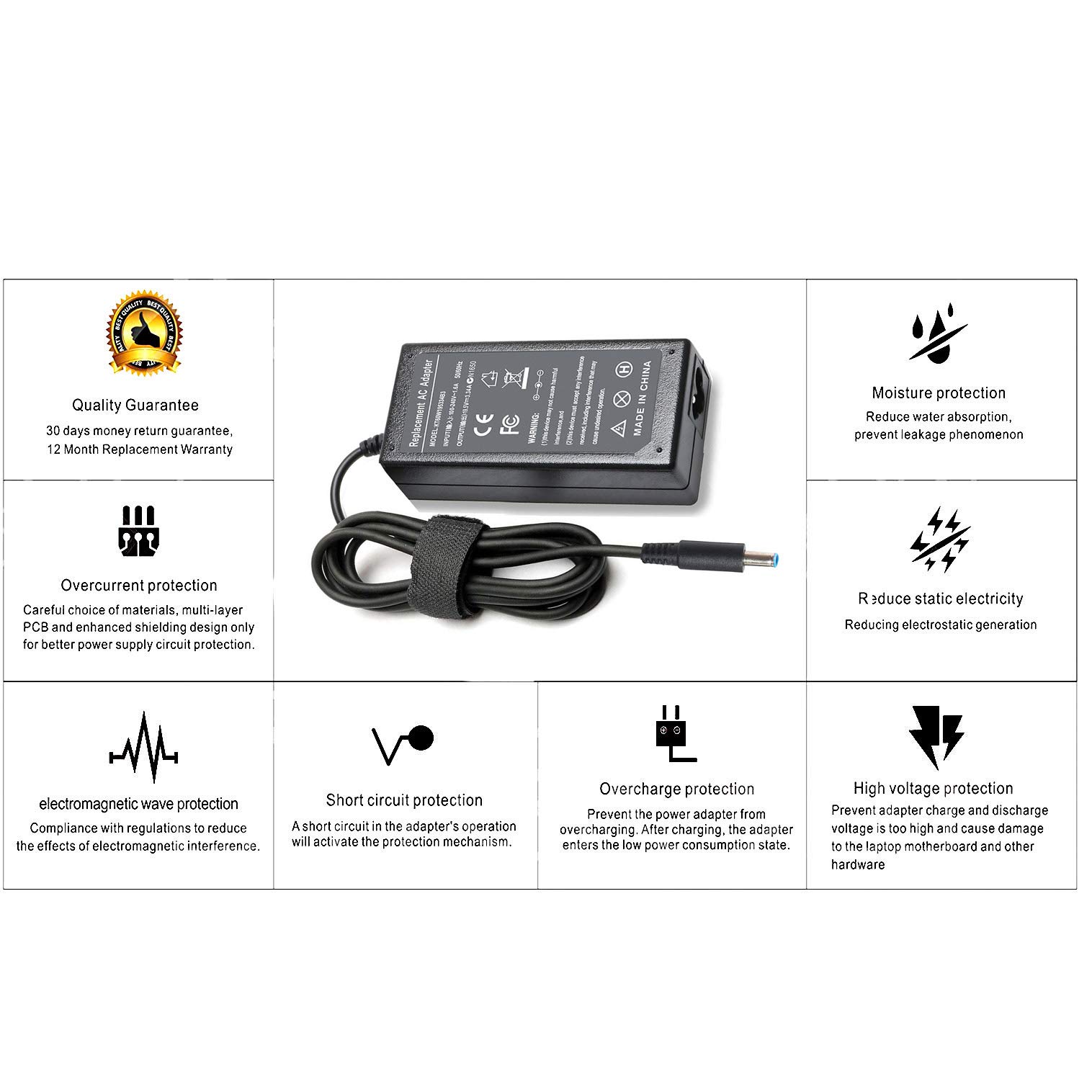 Foto 6 pulgar | Adaptador De Cargador Ac Para Dell Optiplex 9020 3020 3050 3060 3070 - Venta Internacional.