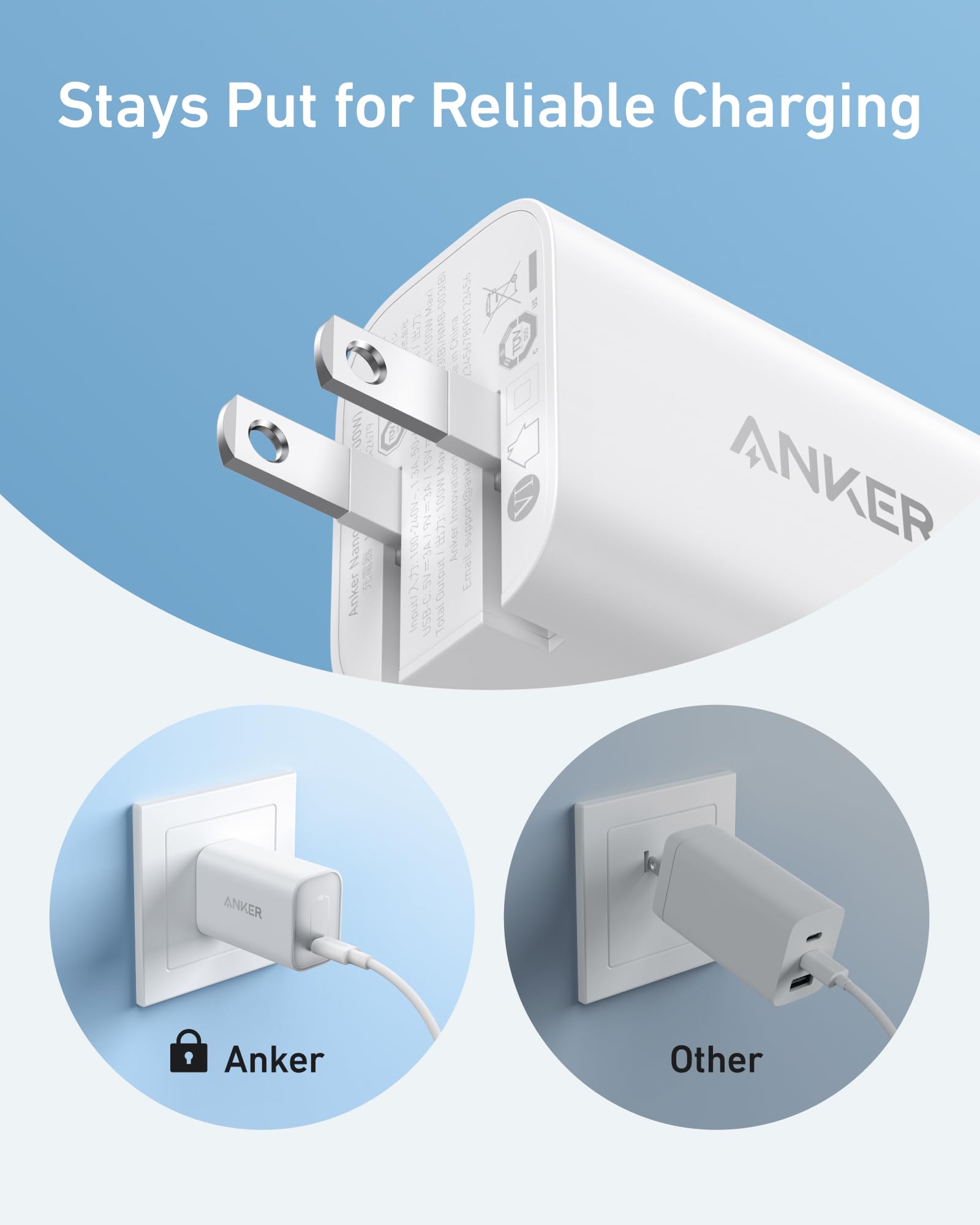 Foto 5 pulgar | Cargador Anker Nano De 100 W Para Macbook Con Cable Usb-c De 6 Pies Incluido - Venta Internacional.